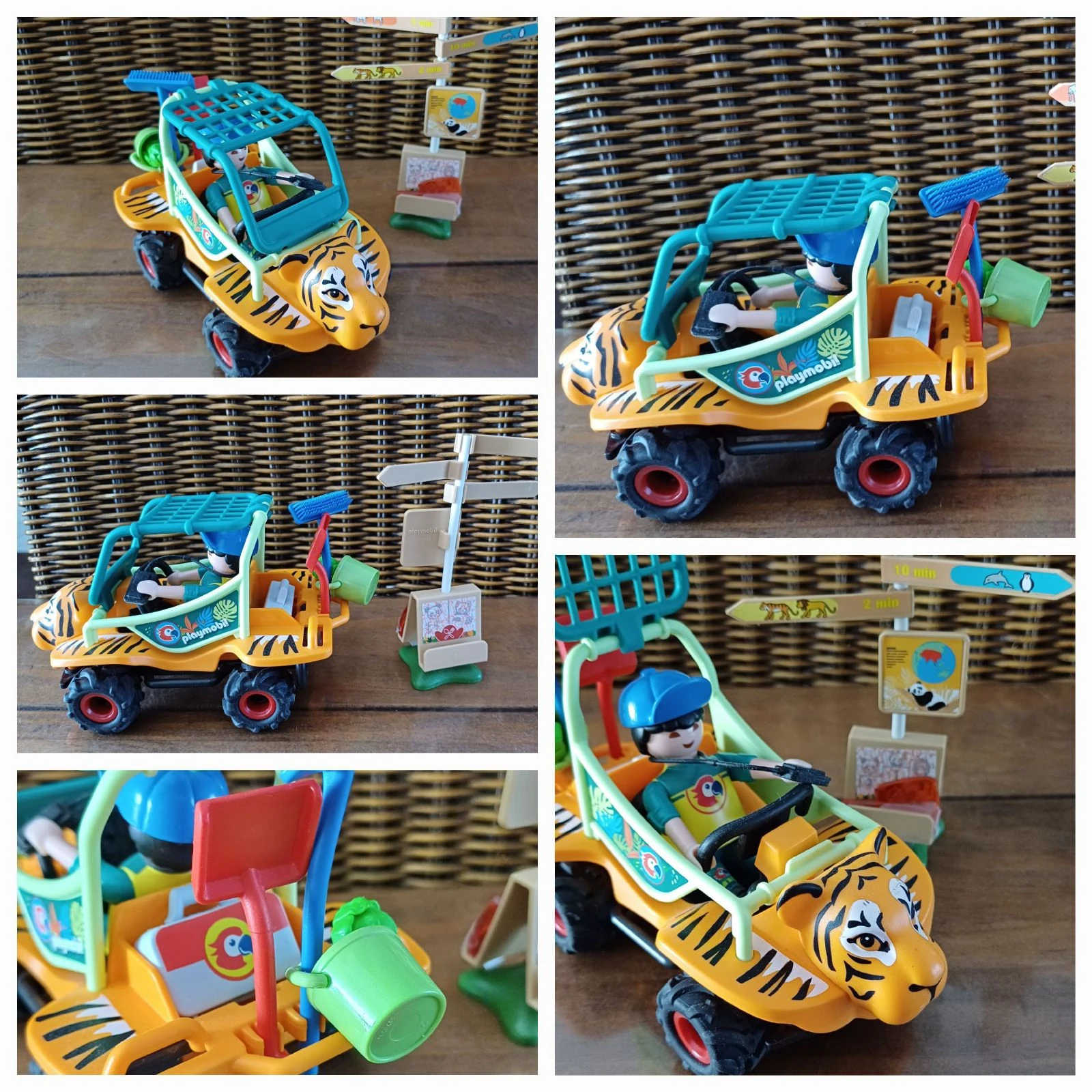 Véhicule tigre du zoo playmobil 